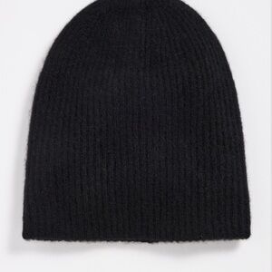White & Warren Cashmere Plush Rib Beanie